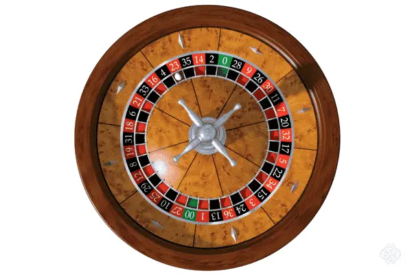 American roulette wheel